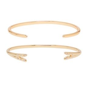 Michelle Campbell Gold Talon Bracelets/Rachel Zoe